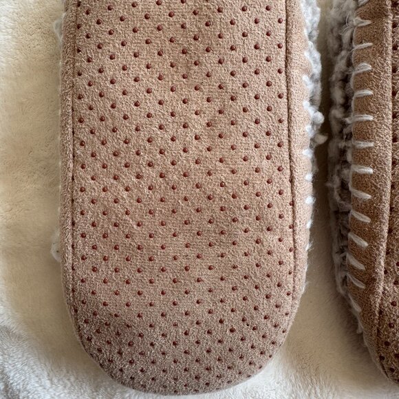 EUC Free People So Soft Sherpa Ballerina Slipper Socks, Gray/Ivory, Size S/M 5-7 - Picture 12 of 14